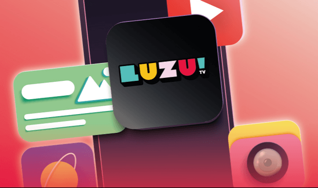 Un celular mostrando la app de Luzu.